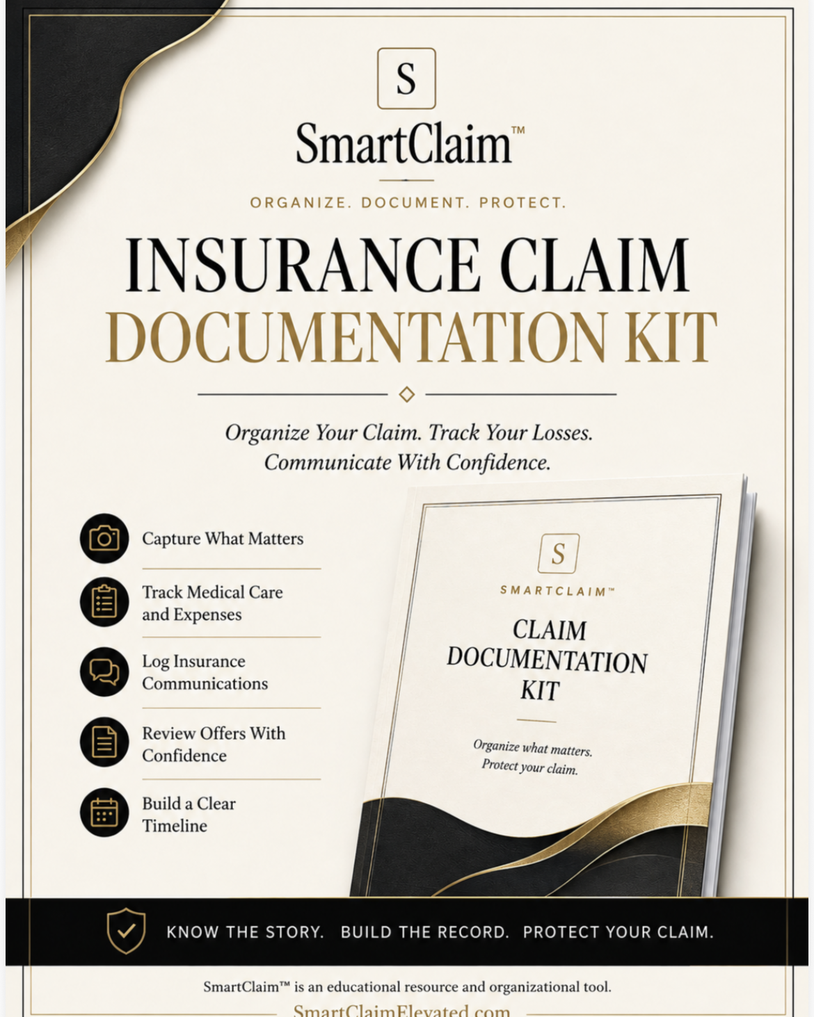 SmartClaim Insurance Claim Documentation Kit cover